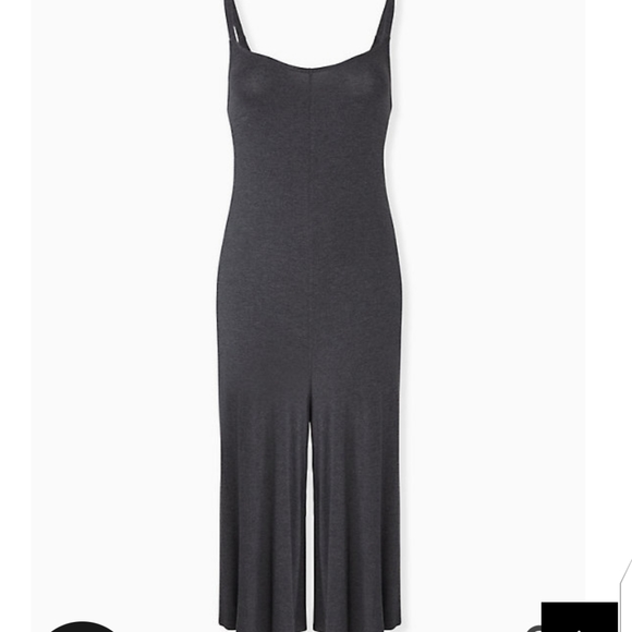 torrid Pants - 🆕SUPER SOFT CHARCOAL GREY CULOTTE JUMPSUIT